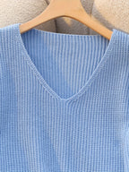 Verity | Ribbed V-Neck Sweater