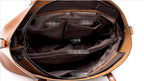 Nicole - Vintage leather look shoulder handbag
