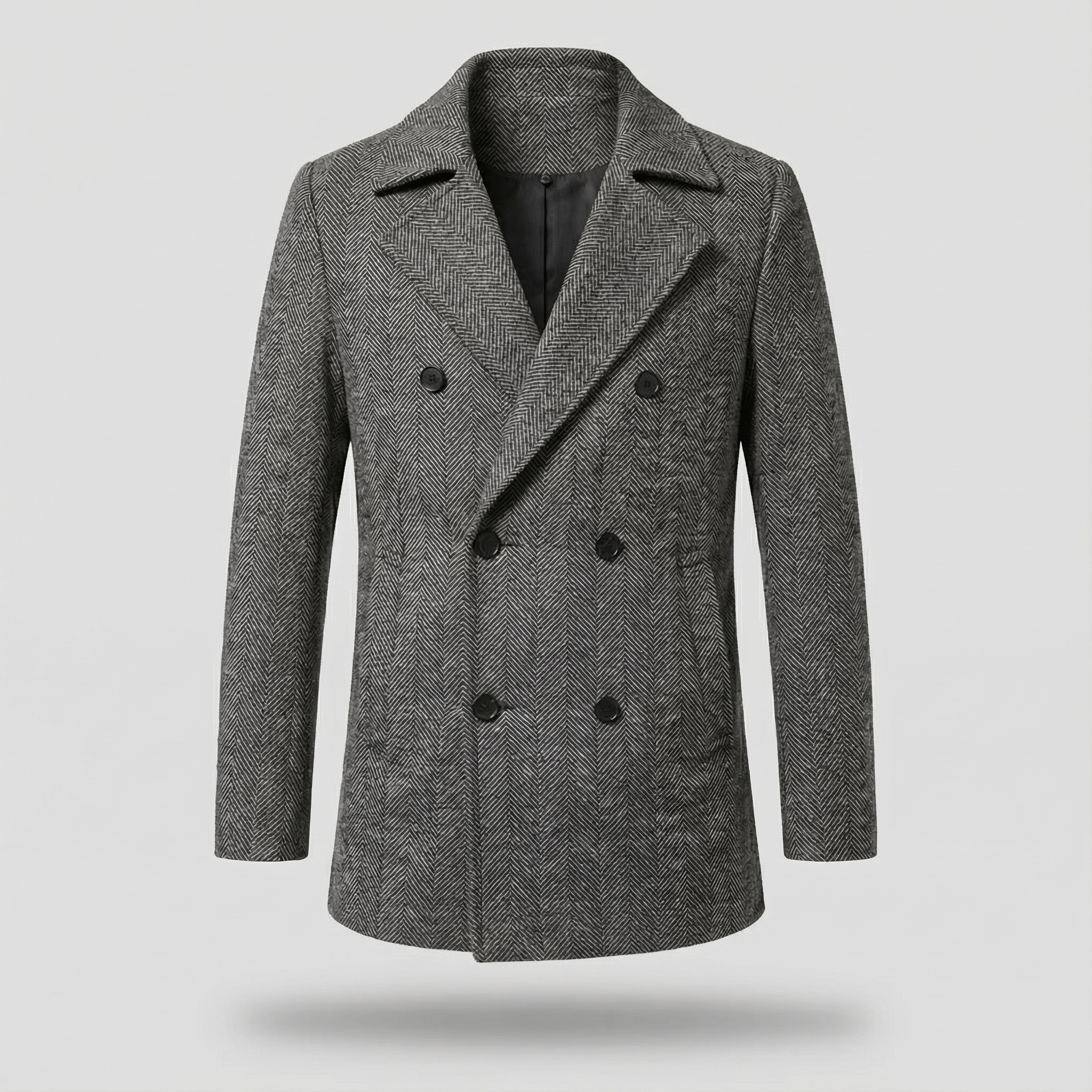 James | Herringbone Men's Coat