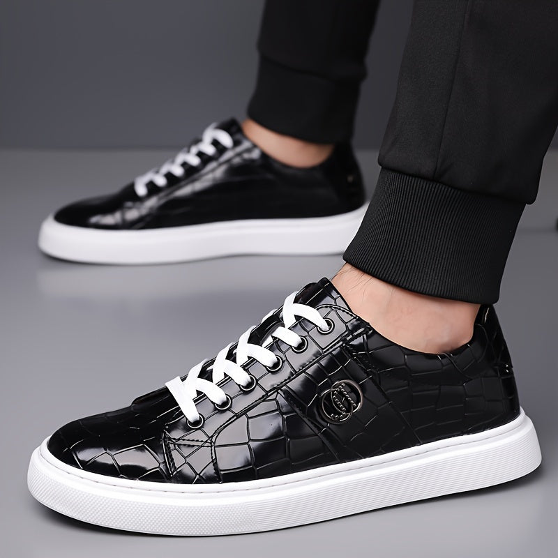 Bruno | Refined Textured Sneakers