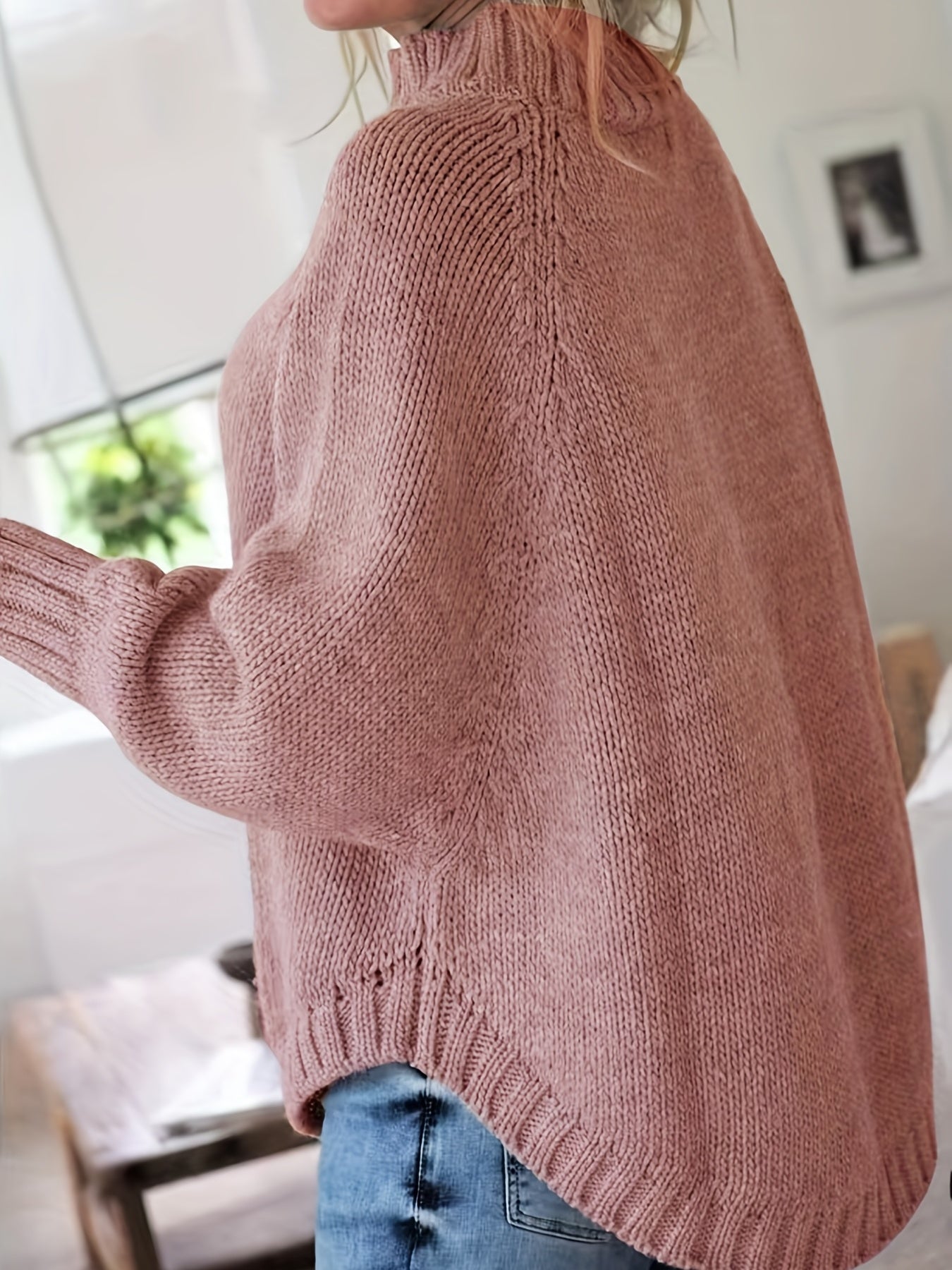 Corinne | Cozy High-Neck Cable-Knit Sweater
