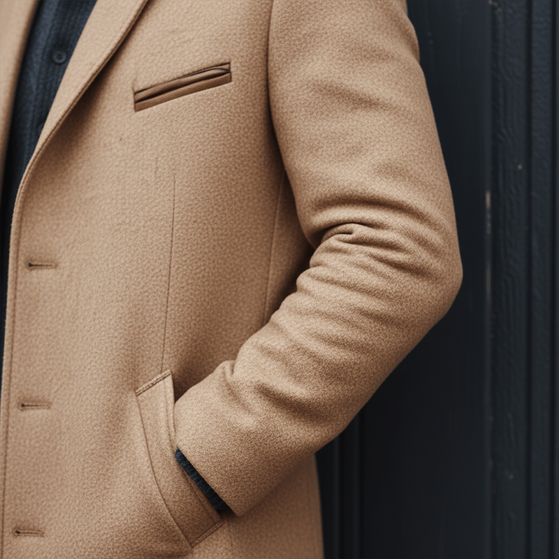 Aiden | Simple Wool Mid Coat