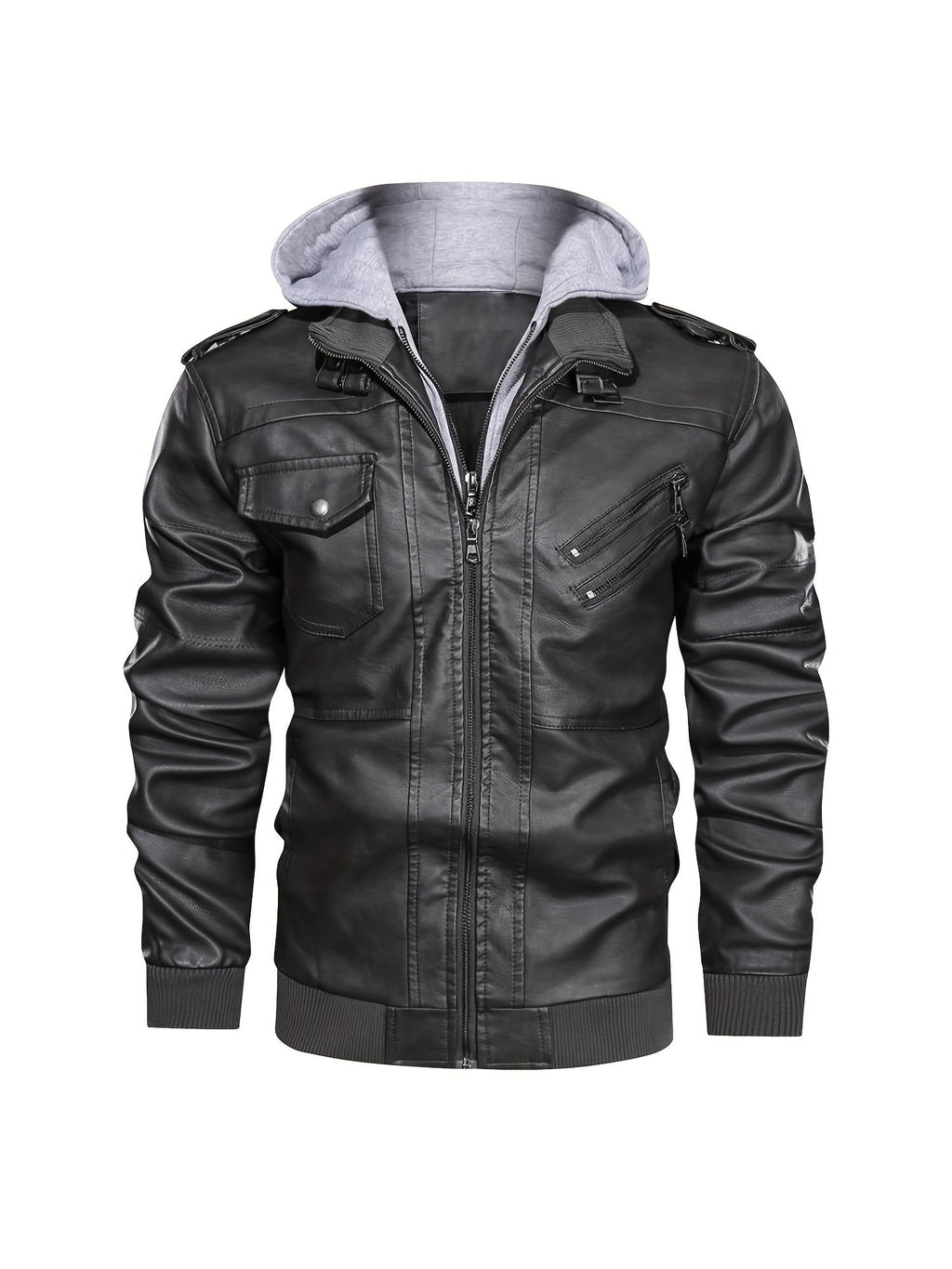 Maddox | Hooded Moto Jacket