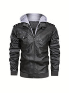 Maddox | Hooded Moto Jacket