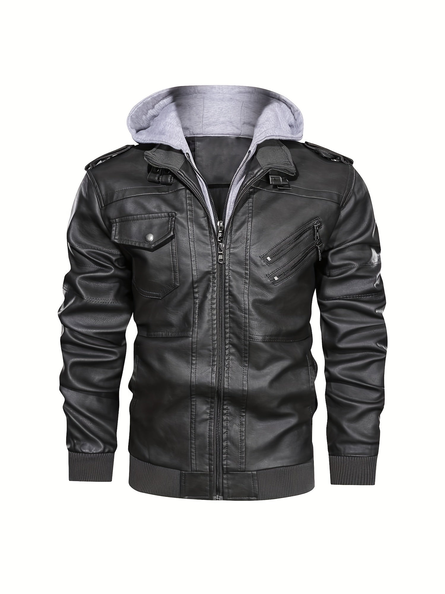 Maddox | Hooded Moto Jacket