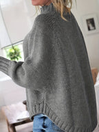 Corinne | Cozy High-Neck Cable-Knit Sweater