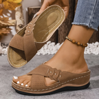 Charlotte | Premium Orthopedic Wedge Sandal