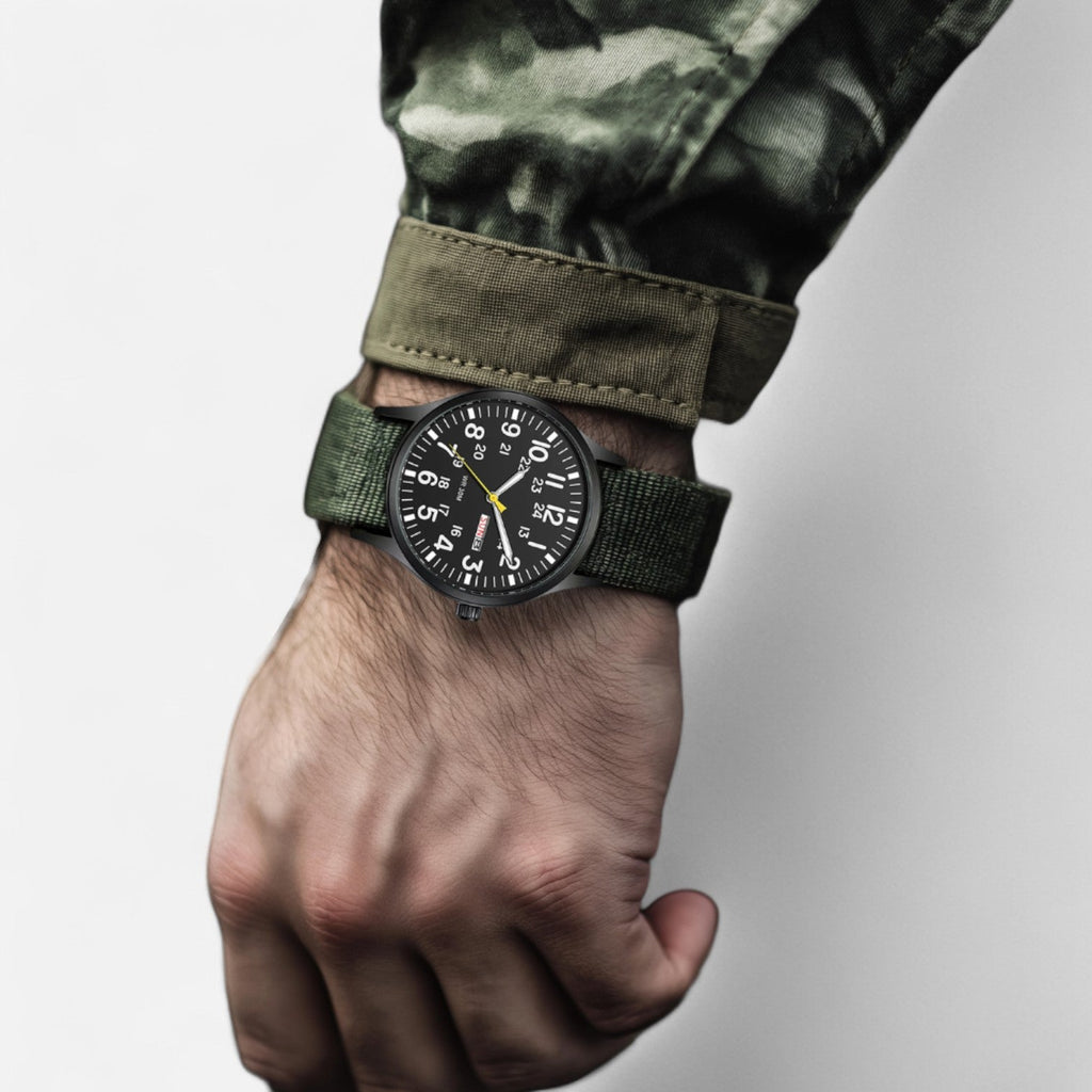 DuraField Watch | Rugged Stainless Steel, High-Visibility Dial - 10