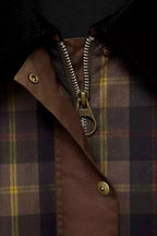 Tessa plaid jacket, fabric detail