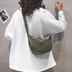 Casual Canvas Crossbody Bag | Adjustable Strap