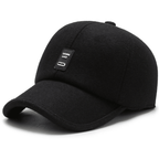 Wooly cap, black logo colorway
