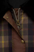 Women's Plaid Jacket, Straight-Cut, Fully Lined, Contrast Collar