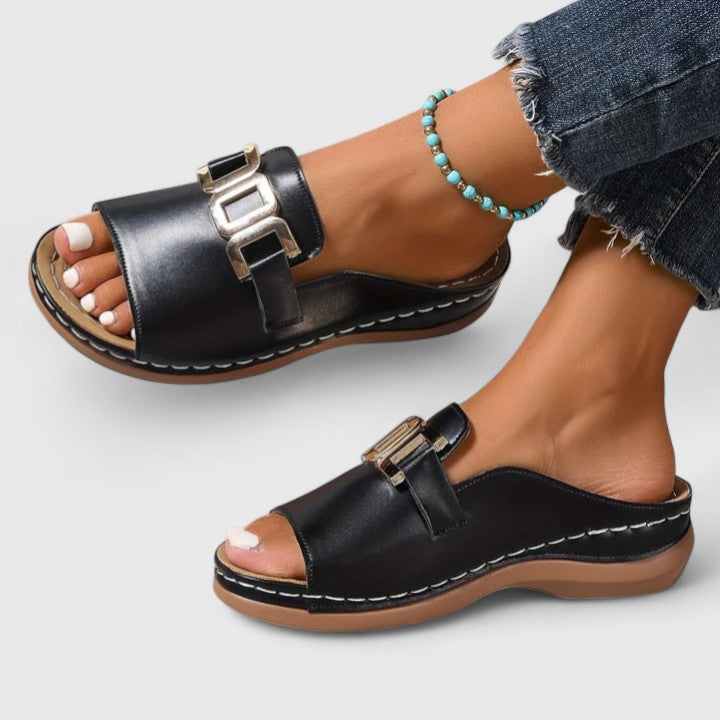 Sienna | Comfortable Orthopedic Buckle Sandal