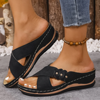 Charlotte | Premium Orthopedic Wedge Sandal