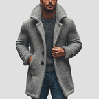 Nathan | Polar Fleece Lapel Coat