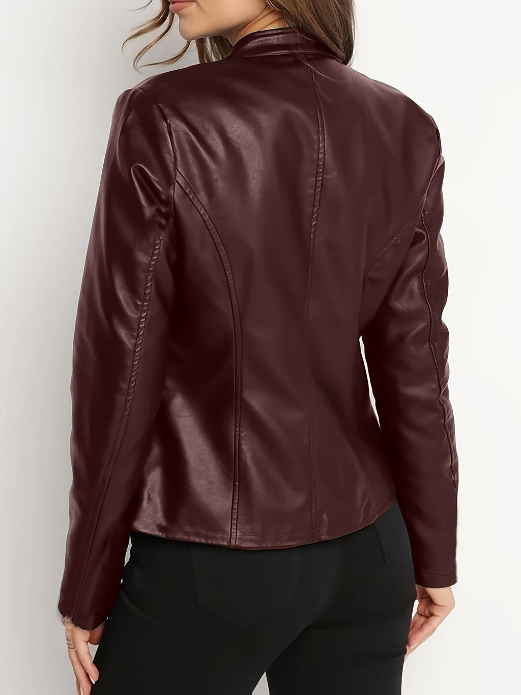 Vivian | Zip-Front Biker Jacket