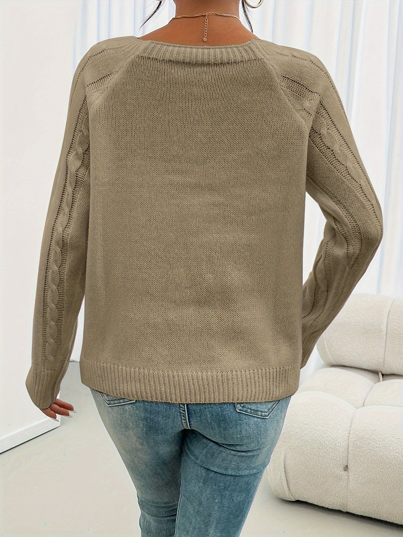 Kathleen | Textured Button Sweater
