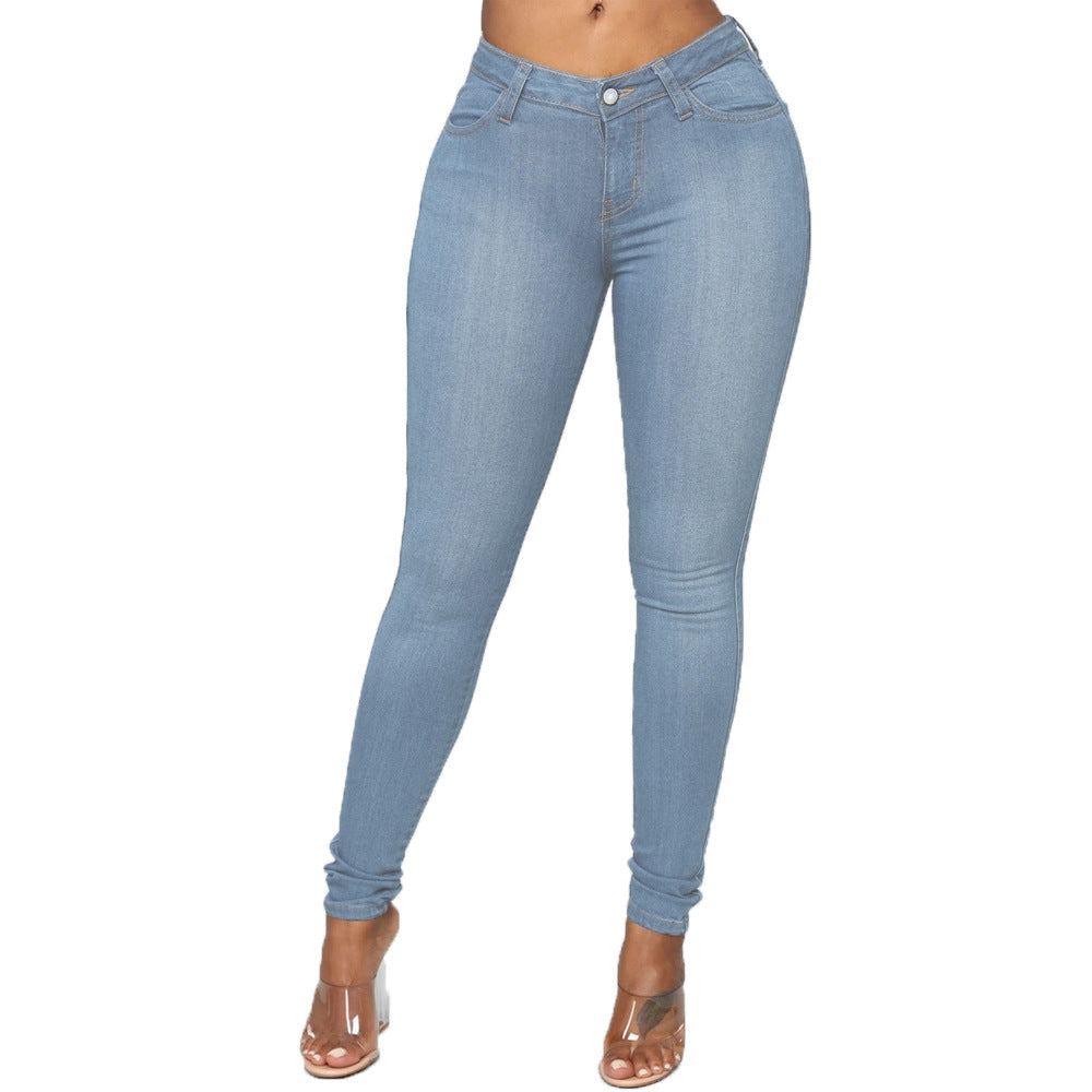 Casual denim jeans for women