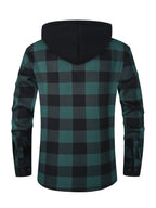 Desmond | Hooded Check Shirt Jacket