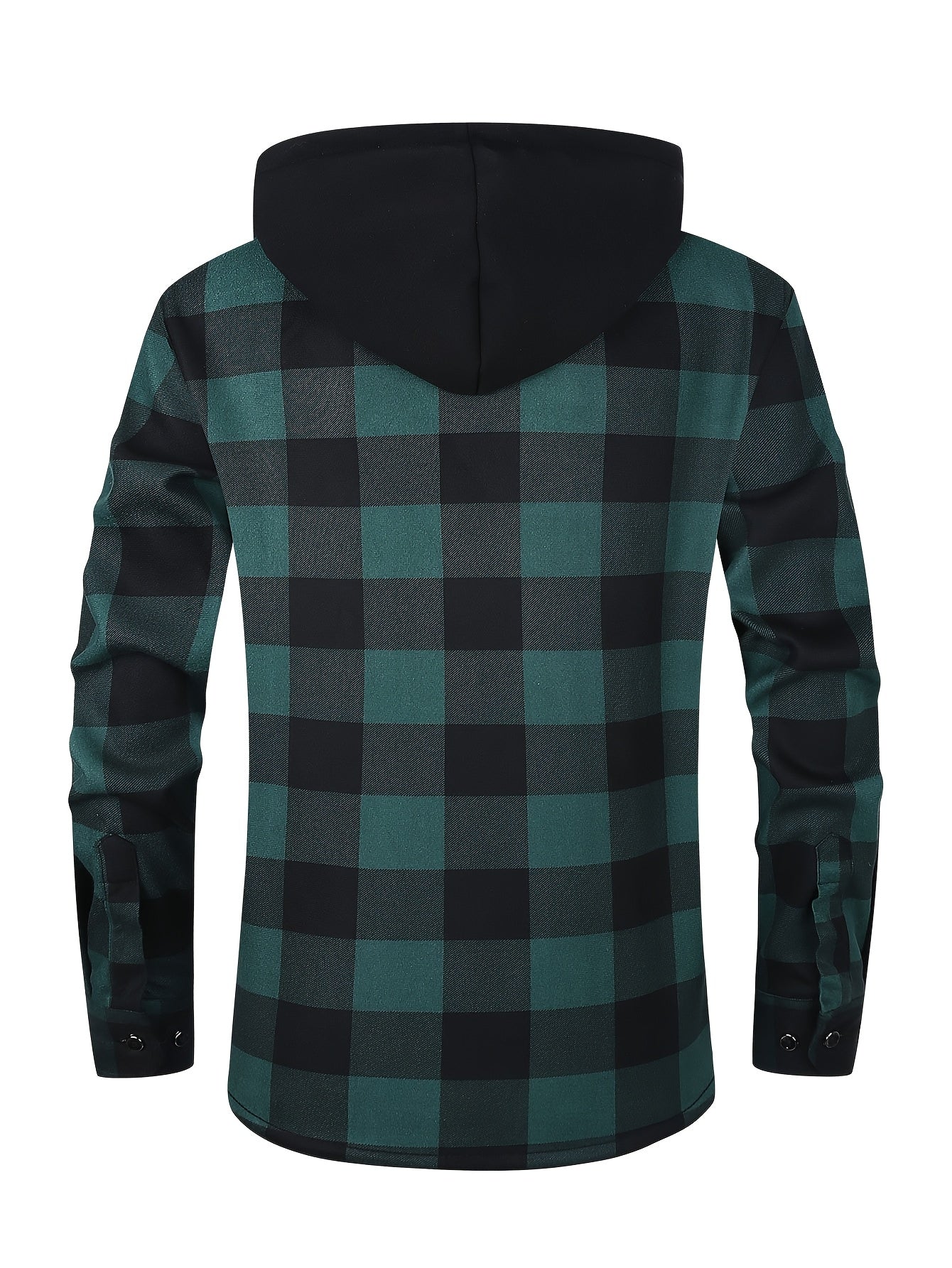 Desmond | Hooded Check Shirt Jacket