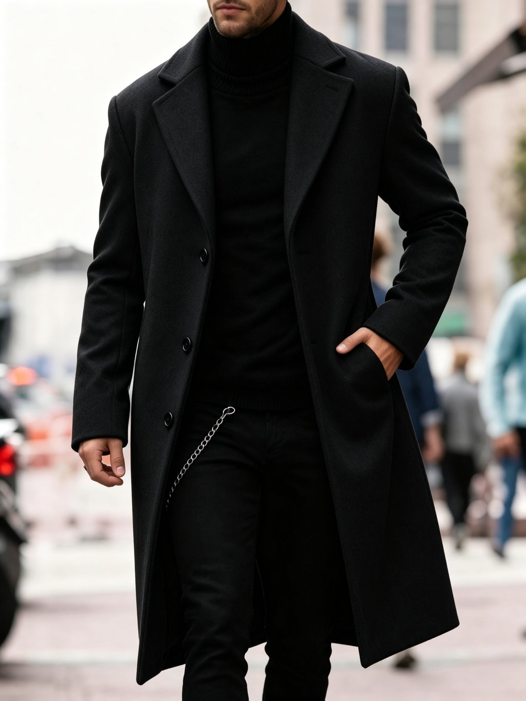 Chandler | Refined Long Trench Coat