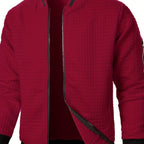 Raymond | Textured Zip-Up Bomber Jacket