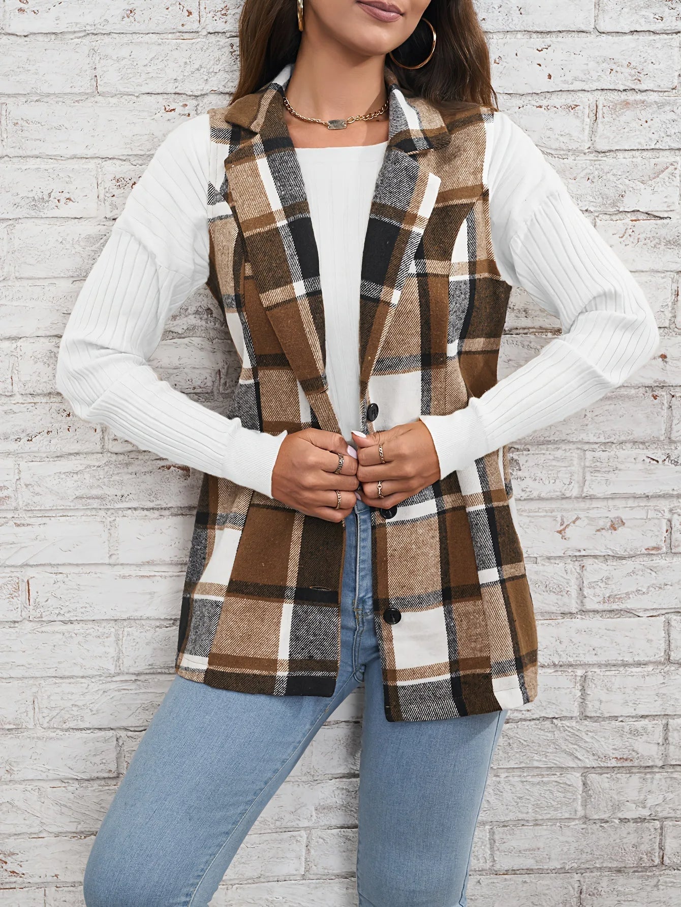 Camden | Wool Plaid Vest