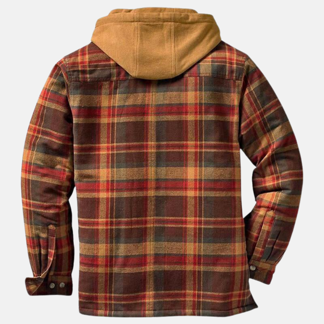 Rhett | Rugged Hooded Plaid Jacket