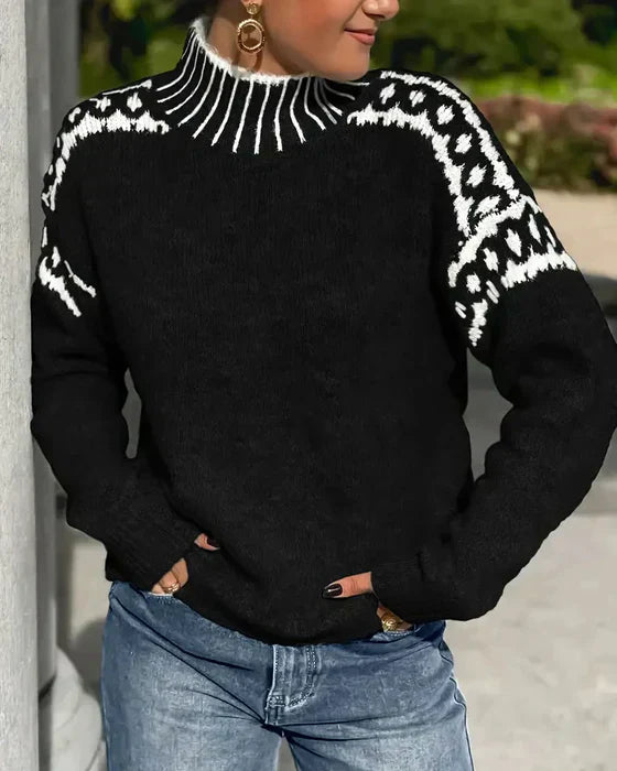 Aurelia | Cozy Patterned Sweater