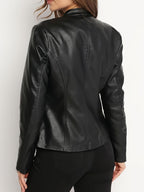 Vivian | Zip-Front Biker Jacket