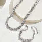 Elegant Rhinestone Fish Tail Jewelry Set