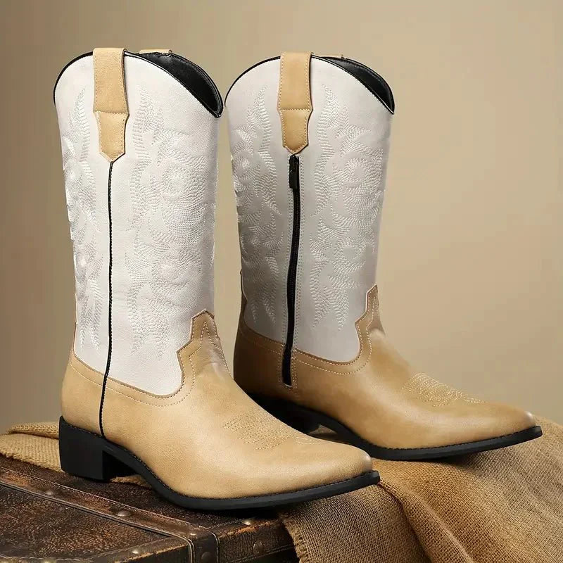 Carson | Western Leather Cowboy Boots for Men