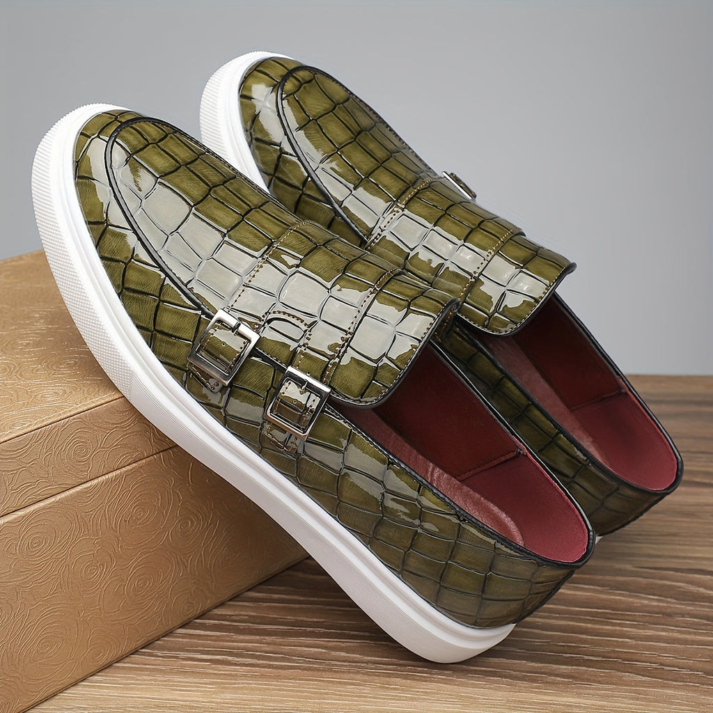Xavier | Textured Slip-On Loafers