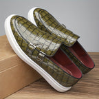 Xavier | Textured Slip-On Loafers