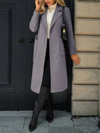 Evangeline | Tailored Belted Long Coat