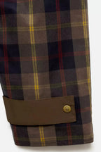 Women's Plaid Jacket, Straight-Cut, Fully Lined, Contrast Collar