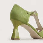 Rebecca | Classic Close Toe Strap Heels