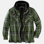 Rhett | Rugged Hooded Plaid Jacket