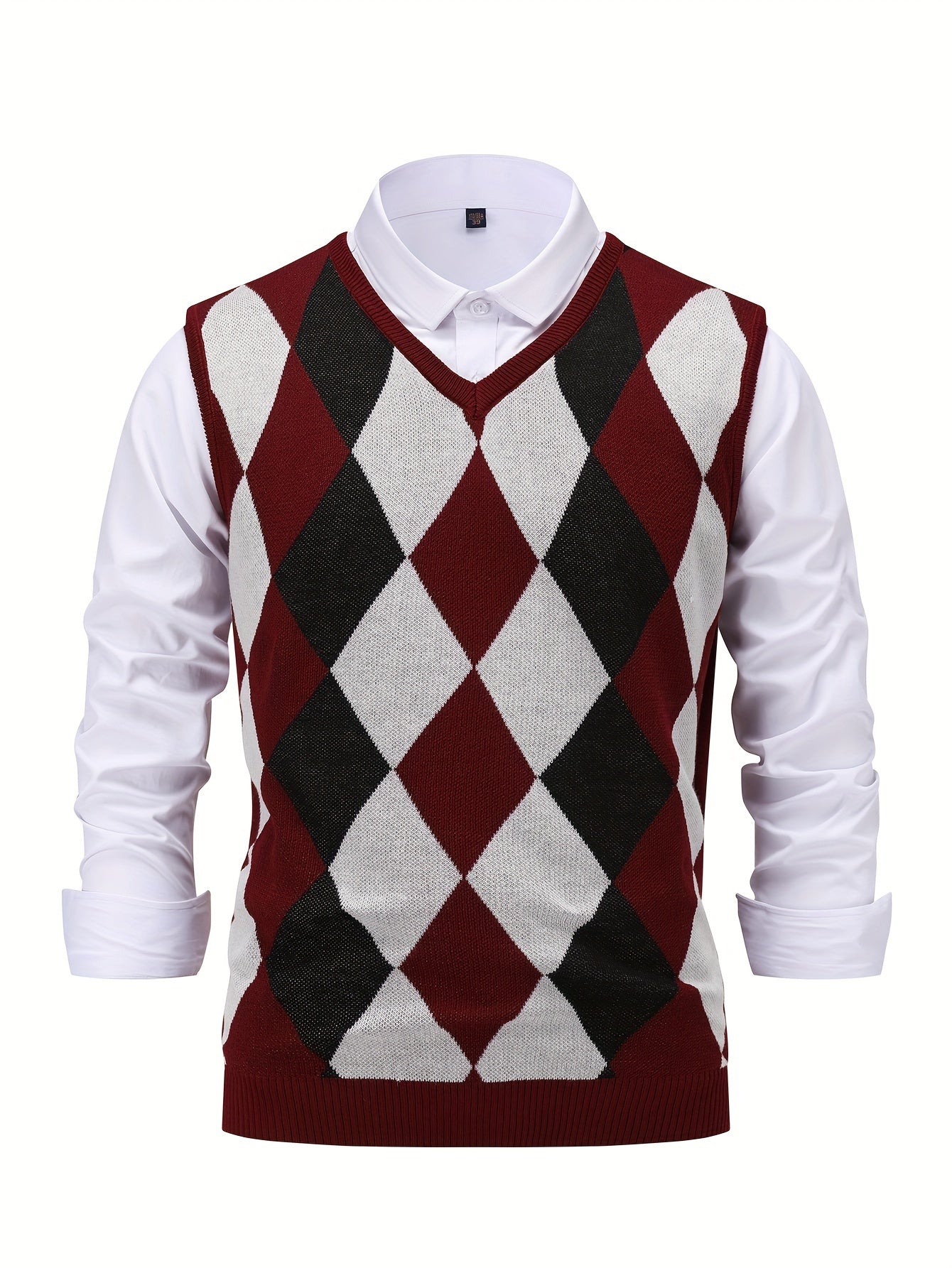 Chandler | Classic Argyle Sweater Vest