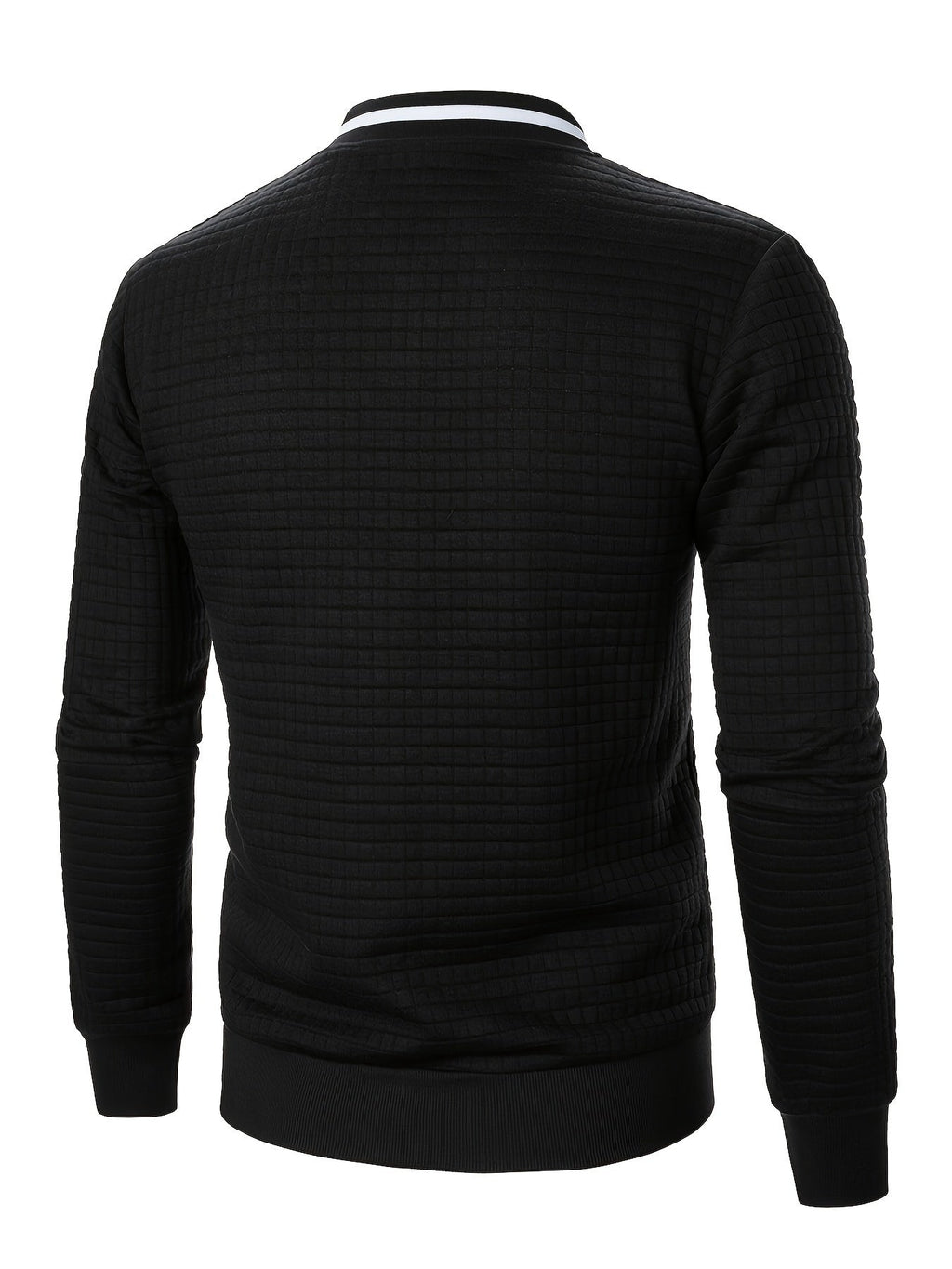 Raymond | Textured Zip-Up Bomber Jacket