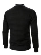 Raymond | Textured Zip-Up Bomber Jacket