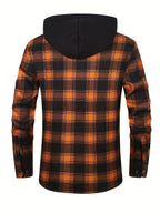 Desmond | Hooded Check Shirt Jacket