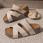 Rosa Sandals for Women featuring orthopedic leather design and non-slip grip, perfect for comfort and support in casual outings. - 3