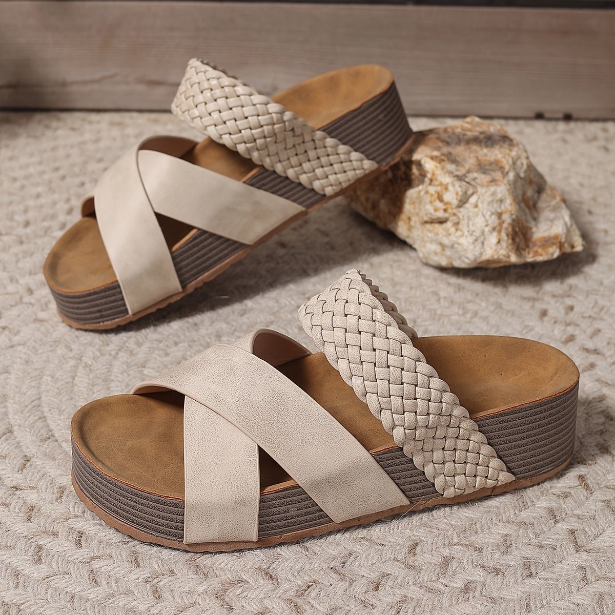 Rosa Sandals for Women featuring orthopedic leather design and non-slip grip, perfect for comfort and support in casual outings. - 3