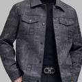 Fletcher | Patterned Trucker Jacket