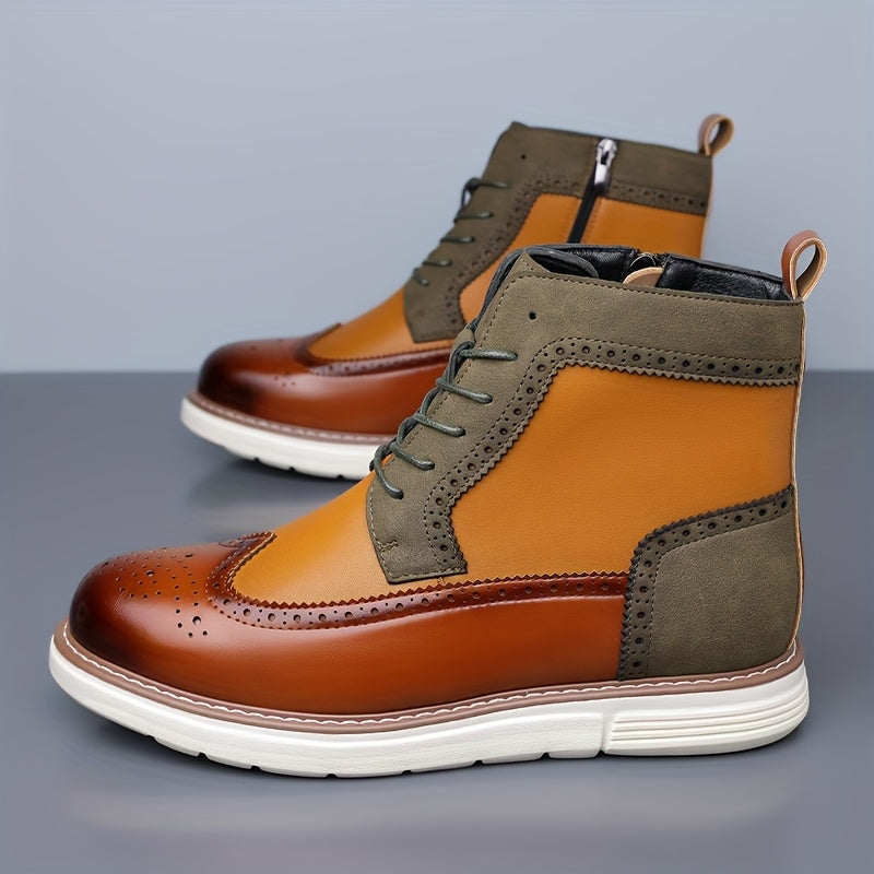 Lawrence | Refined Wingtip Ankle Boots