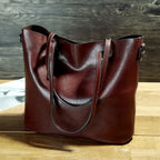 Nicole - Vintage leather look shoulder handbag