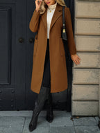 Evangeline | Tailored Belted Long Coat