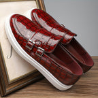 Xavier | Textured Slip-On Loafers