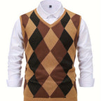 Chandler | Classic Argyle Sweater Vest